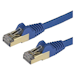 A product image of Startech 2m Blue Cat6a Ethernet Cable - Shielded (STP)