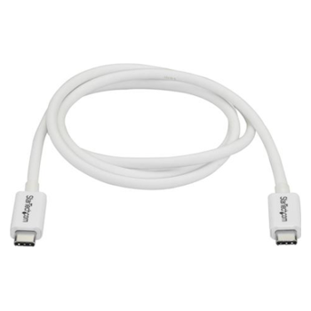 Product image of Startech 1m Thunderbolt 3 Cable 20Gbps - White - Thunderbolt USB-C DP - Click for product page of Startech 1m Thunderbolt 3 Cable 20Gbps - White - Thunderbolt USB-C DP