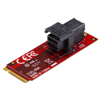 Product image of Startech U.2 to M.2 Adapter for U.2 NVMe SSD - M.2 PCIe x4 Host - Click for product page of Startech U.2 to M.2 Adapter for U.2 NVMe SSD - M.2 PCIe x4 Host