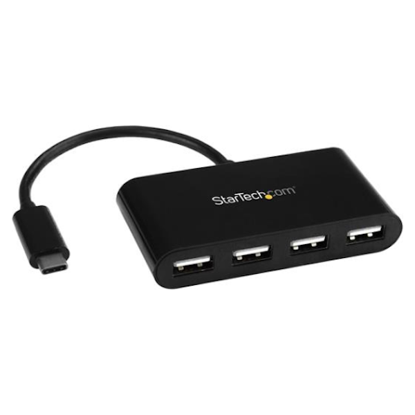 Startech 4 Port USB-C Hub - Mini Hub - USB-C to 4x USB-A - USB 2.0 ...