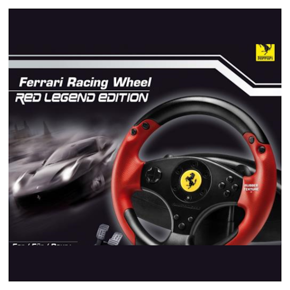 Thrustmaster Ferrari Red Legend Edition Racing Wheel For Pc And Ps3