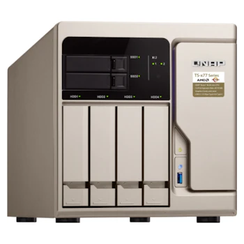 Product image of QNAP TS-677 3.2GHz 8GB Ryzen Powered 4 Bay NAS Enclosure - Click for product page of QNAP TS-677 3.2GHz 8GB Ryzen Powered 4 Bay NAS Enclosure