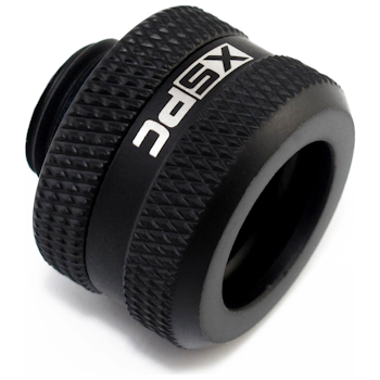 Product image of XSPC G1/4 14mm OD Matte Black Triple-Seal PETG Fitting  - Click for product page of XSPC G1/4 14mm OD Matte Black Triple-Seal PETG Fitting 