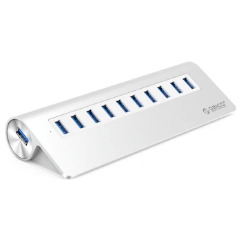 Product image of ORICO Aluminium 10 Port USB3.0 Hub  - Click for product page of ORICO Aluminium 10 Port USB3.0 Hub 