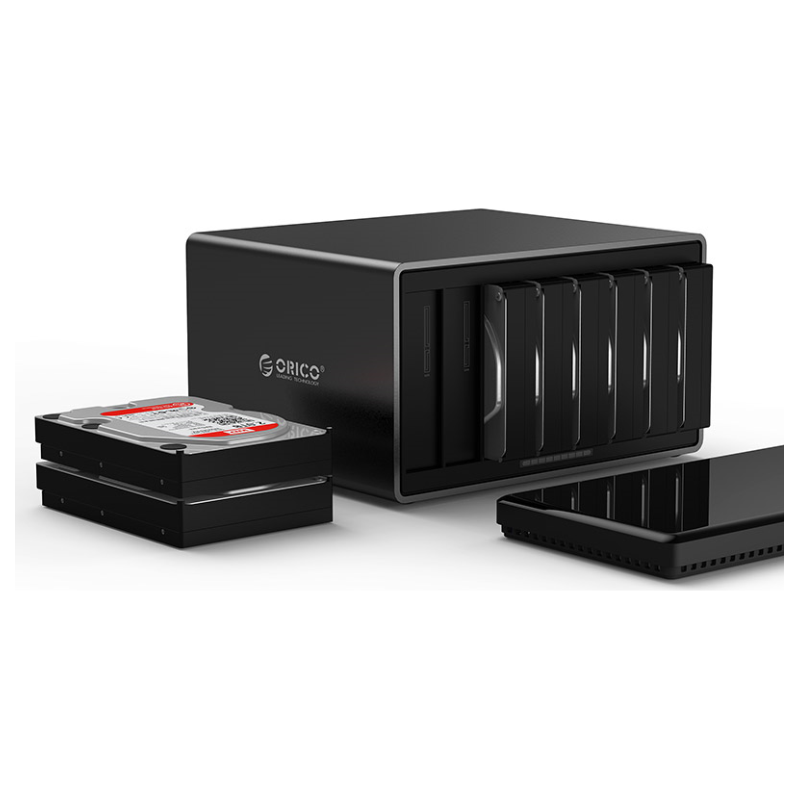 ORICO 8 Bay 3.5 inch USB3.0 Hard Drive Enclosure PLE Computers