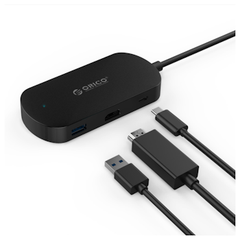 Product image of ORICO Type-C to Type-C, USB3.0 & HDMI Adapter with Power Delivery - Click for product page of ORICO Type-C to Type-C, USB3.0 & HDMI Adapter with Power Delivery