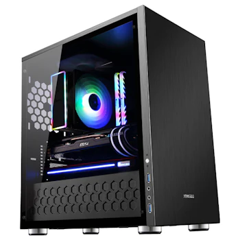 Product image of Jonsbo C3 Plus Black mATX Case w/Tempered Glass Side Panel - Click for product page of Jonsbo C3 Plus Black mATX Case w/Tempered Glass Side Panel