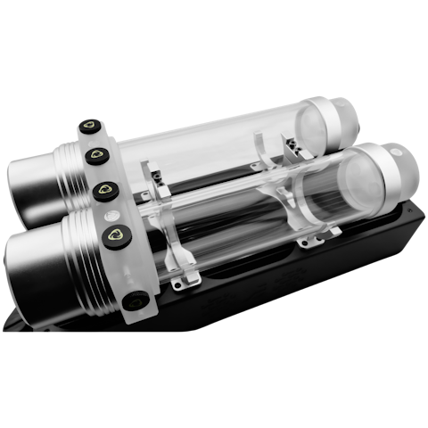 Singularity Protium D5 Pump Cover - Silver