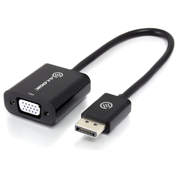 Product image of ALOGIC Elements 20cm DisplayPort to VGA Adapter - Male to Female - Black - Click for product page of ALOGIC Elements 20cm DisplayPort to VGA Adapter - Male to Female - Black