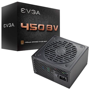Product image of eVGA BV Series 450W 80PLUS Bronze Power Supply - Click for product page of eVGA BV Series 450W 80PLUS Bronze Power Supply