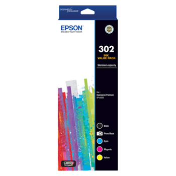 Product image of Epson Claria Premium 302 - 5 Colour Ink Value Pack - Click for product page of Epson Claria Premium 302 - 5 Colour Ink Value Pack