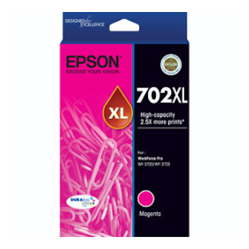 Product image of Epson DURABrite Ultra 702XL High Capacity Magenta Cartridge - Click for product page of Epson DURABrite Ultra 702XL High Capacity Magenta Cartridge