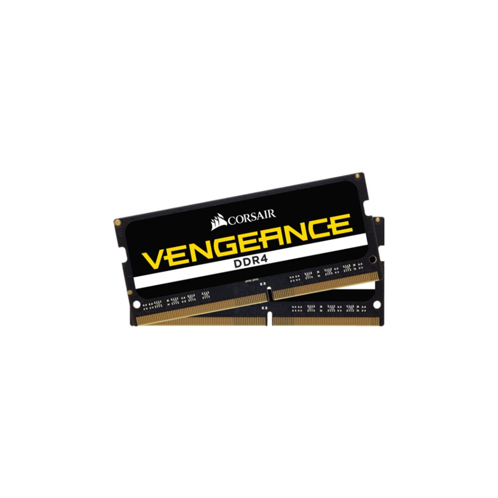 A large main feature product image of Corsair 16GB Kit (2x8GB) DDR4 Vengeance SODIMM C16 2400MHz