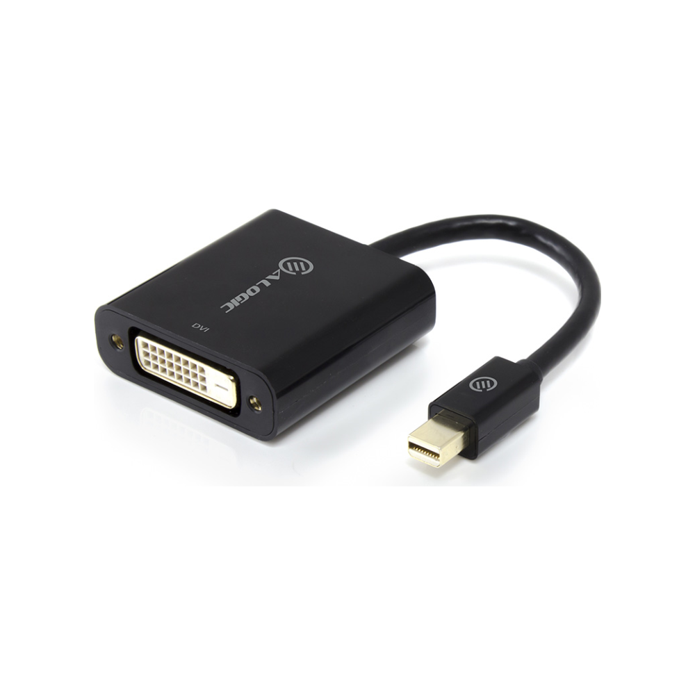 A large main feature product image of ALOGIC Elements 20cm Mini DisplayPort to DVI Adapter
