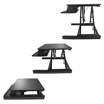 Product image of Startech Sit Stand Desk Converter - Large 35" Work Surface - Click for product page of Startech Sit Stand Desk Converter - Large 35" Work Surface