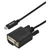 A product image of Startech 3m / 10 ft USB-C to VGA Cable - 1920 x 1200 - Black