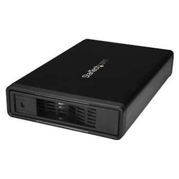 Product image of Startech 3.5" SATA Hard Drive Enclosure - USB 3.0 or eSATA - Trayless - Click for product page of Startech 3.5" SATA Hard Drive Enclosure - USB 3.0 or eSATA - Trayless