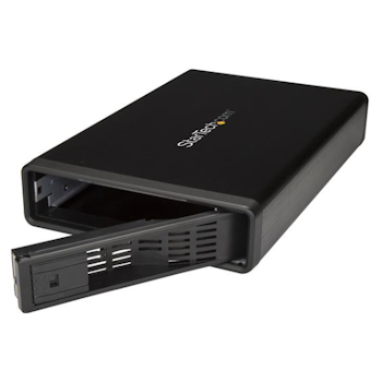 Product image of Startech 3.5" SATA Hard Drive Enclosure - USB 3.0 or eSATA - Trayless - Click for product page of Startech 3.5" SATA Hard Drive Enclosure - USB 3.0 or eSATA - Trayless