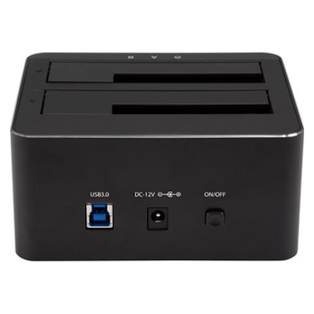 Product image of Startech Dual-Bay SATA HDD Dock Station - SATA HDD/SSD - USB 3.0 - Click for product page of Startech Dual-Bay SATA HDD Dock Station - SATA HDD/SSD - USB 3.0