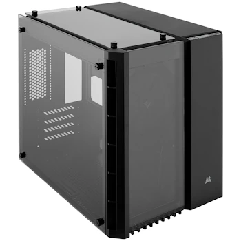 Product image of Corsair Crystal 280X Black mATX Case w/Tempered Glass Side Panel - Click for product page of Corsair Crystal 280X Black mATX Case w/Tempered Glass Side Panel