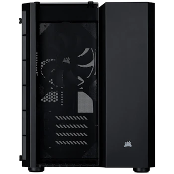 Product image of Corsair Crystal 280X Black mATX Case w/Tempered Glass Side Panel - Click for product page of Corsair Crystal 280X Black mATX Case w/Tempered Glass Side Panel