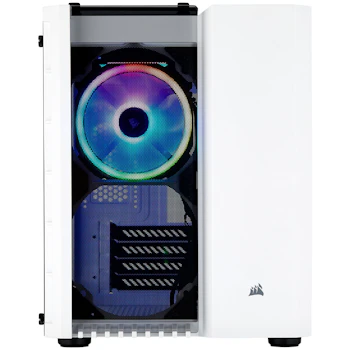 Product image of Corsair Crystal 280X RGB White mATX Case w/Tempered Glass Side Panel - Click for product page of Corsair Crystal 280X RGB White mATX Case w/Tempered Glass Side Panel