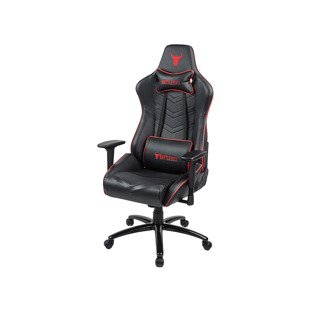 A large main feature product image of BattleBull Diversion Gaming Chair - Black/Red