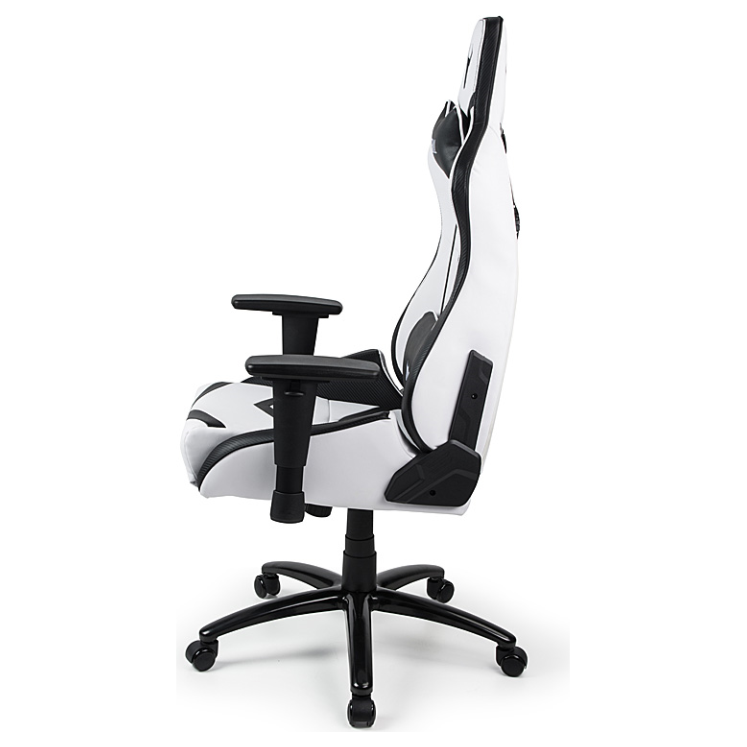 A large main feature product image of BattleBull Diversion Gaming Chair - White/Black