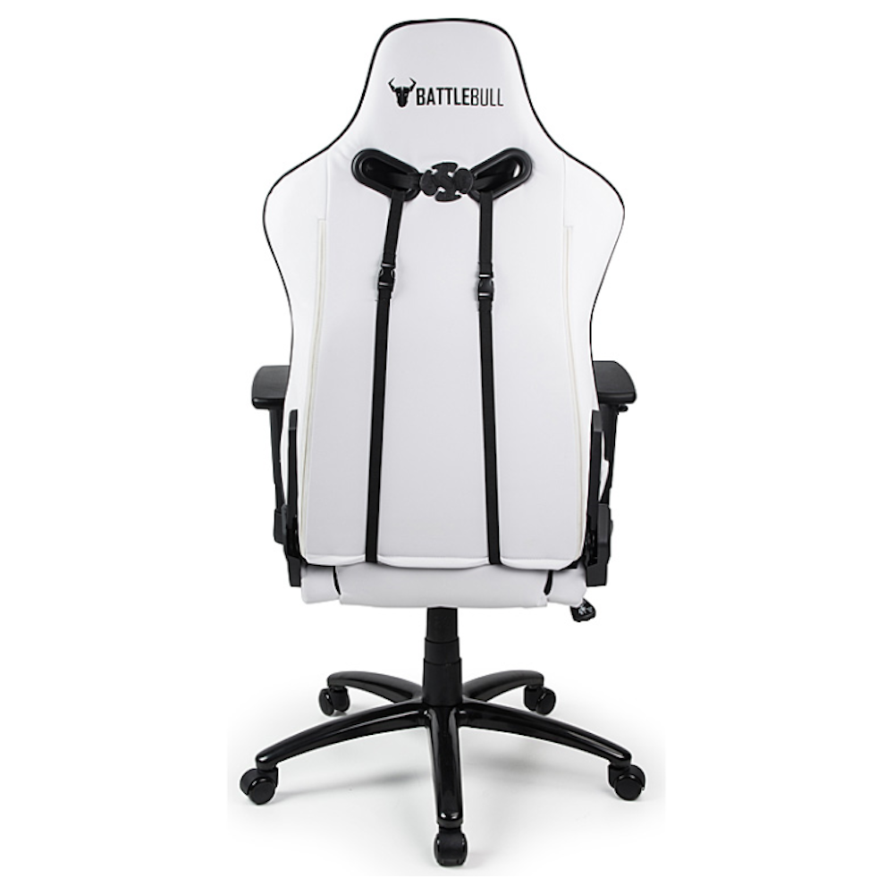 A large main feature product image of BattleBull Diversion Gaming Chair White/Black