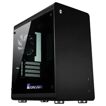 Product image of Jonsbo RM3 RGB Black mATX Case w/Tempered Glass Side Panel - Click for product page of Jonsbo RM3 RGB Black mATX Case w/Tempered Glass Side Panel