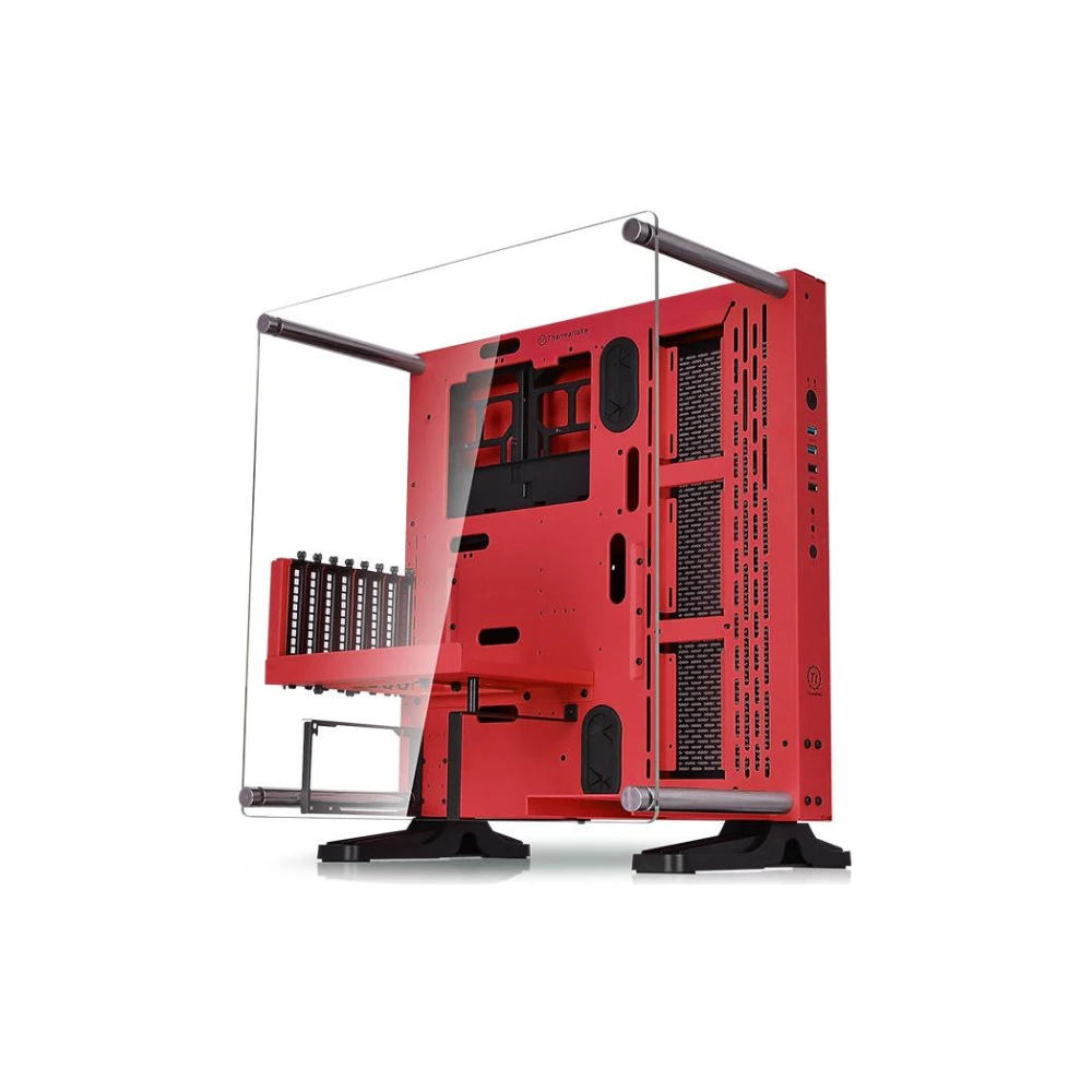 A large main feature product image of Thermaltake Core P3 Open Frame Mid Tower Case - Red Edition