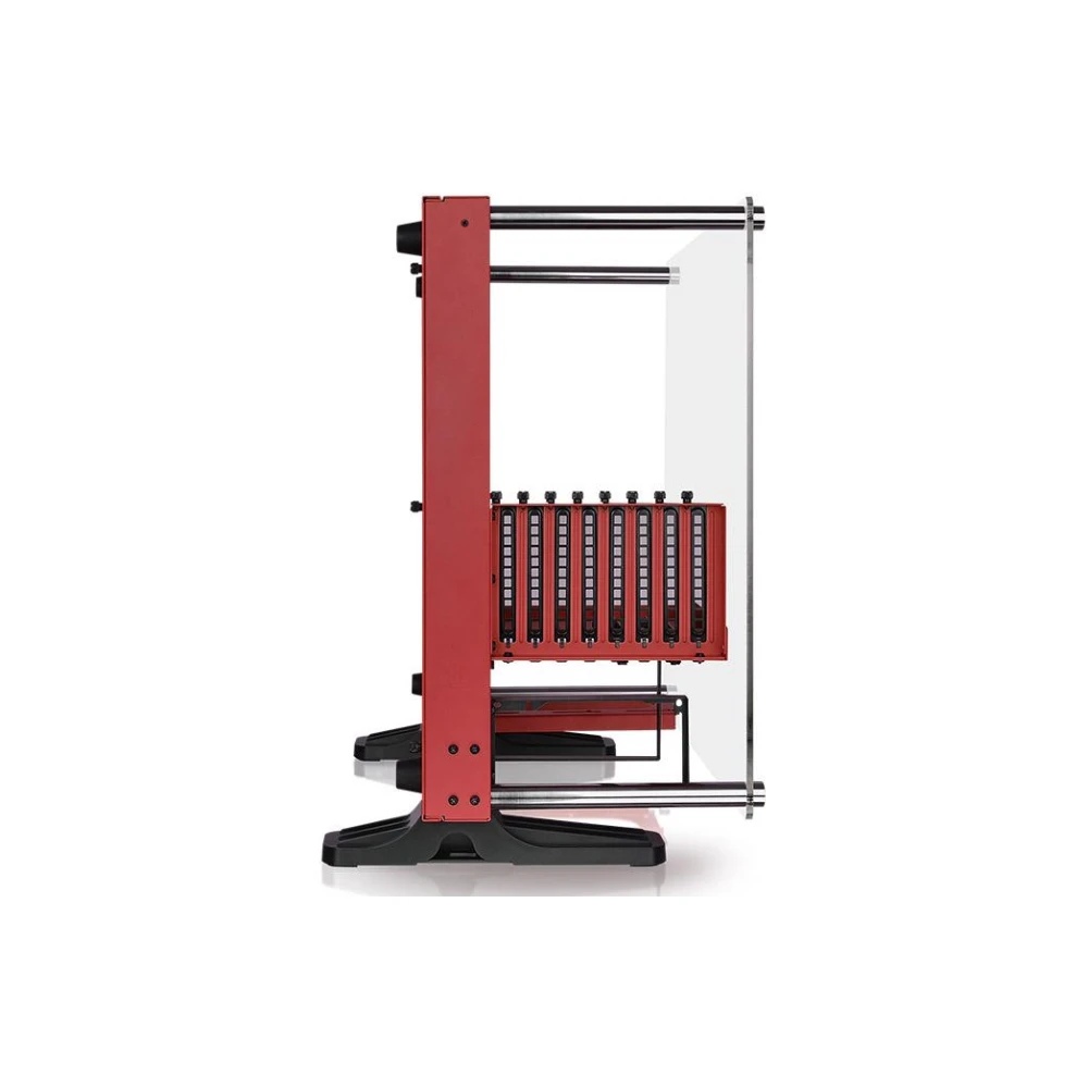 A large main feature product image of Thermaltake Core P3 Open Frame Mid Tower Case - Red Edition