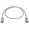 A product image of Startech 0.5m Thunderbolt 3 Cable 40Gbps/White - Thunderbolt USB-C DP