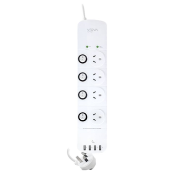 Product image of ALOGIC 4 Outlet Power Board with Switches & 4 USB Ports (4.5A Current)-Surge & Overload Protection - Click for product page of ALOGIC 4 Outlet Power Board with Switches & 4 USB Ports (4.5A Current)-Surge & Overload Protection