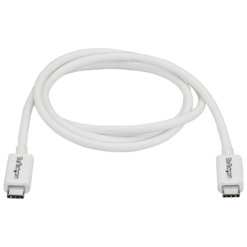 Product image of Startech 1m Thunderbolt 3 Cable 20Gbps - White - Thunderbolt USB-C DP - Click for product page of Startech 1m Thunderbolt 3 Cable 20Gbps - White - Thunderbolt USB-C DP