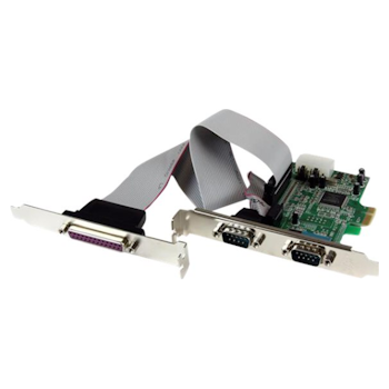 Product image of Startech 2S1P PCIe Parallel Serial Combo Card - Click for product page of Startech 2S1P PCIe Parallel Serial Combo Card