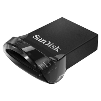 Product image of SanDisk Cruzer Ultra Fit 128GB USB3.1 Flash Drive - Click for product page of SanDisk Cruzer Ultra Fit 128GB USB3.1 Flash Drive