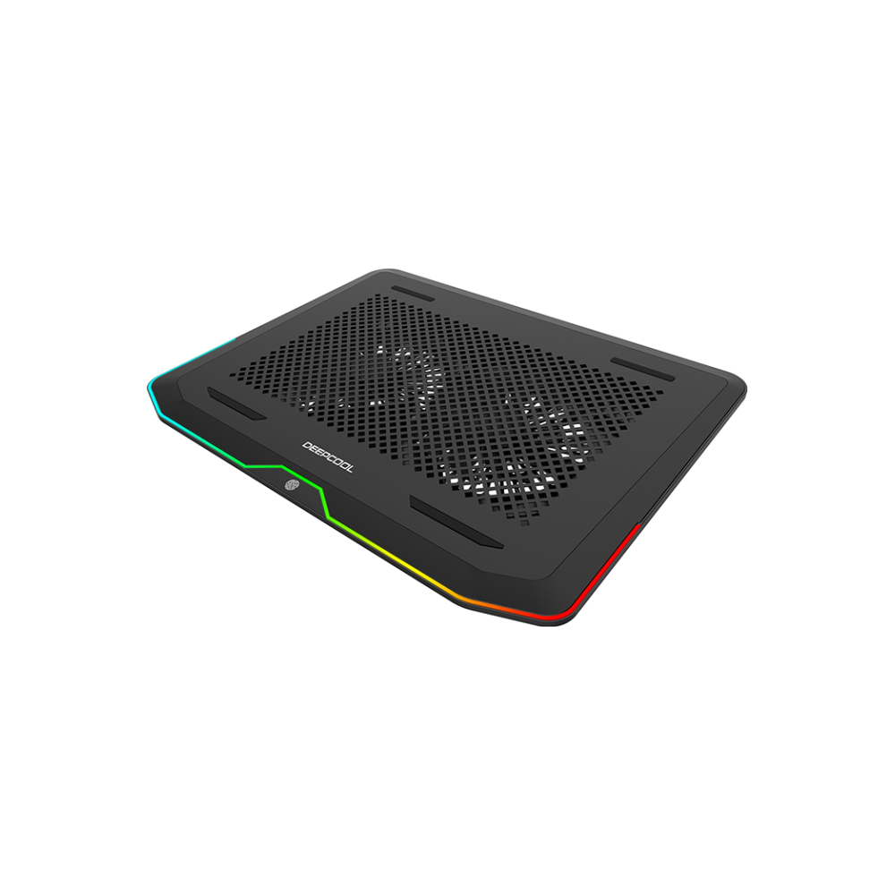 A large main feature product image of Deepcool N80 RGB Laptop Cooling Pad 