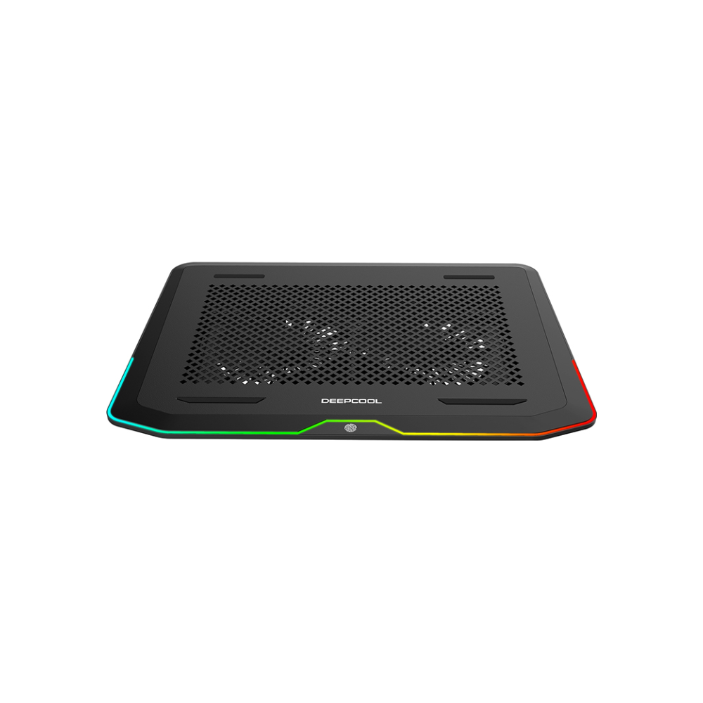 A large main feature product image of Deepcool N80 RGB Laptop Cooling Pad 