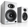 A product image of Audioengine 5+ Wireless Bookshelf Desktop Speakers - Gloss White