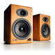 A small tile product image of Audioengine A5+ Wireless - Bookshelf Desktop Speakers (Solid Bamboo)