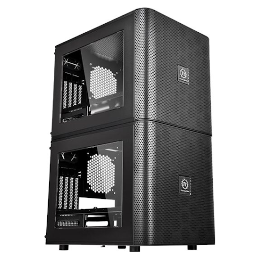 A large main feature product image of Thermaltake Core V21 - Modular Micro Case