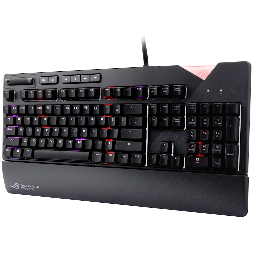 Asus Rog Wired Tkl Gaming Mechanical Cherry Mx Switch Keyboard With Rgb Back Lighting Gray Black Strix Scope Tkl Best Buy