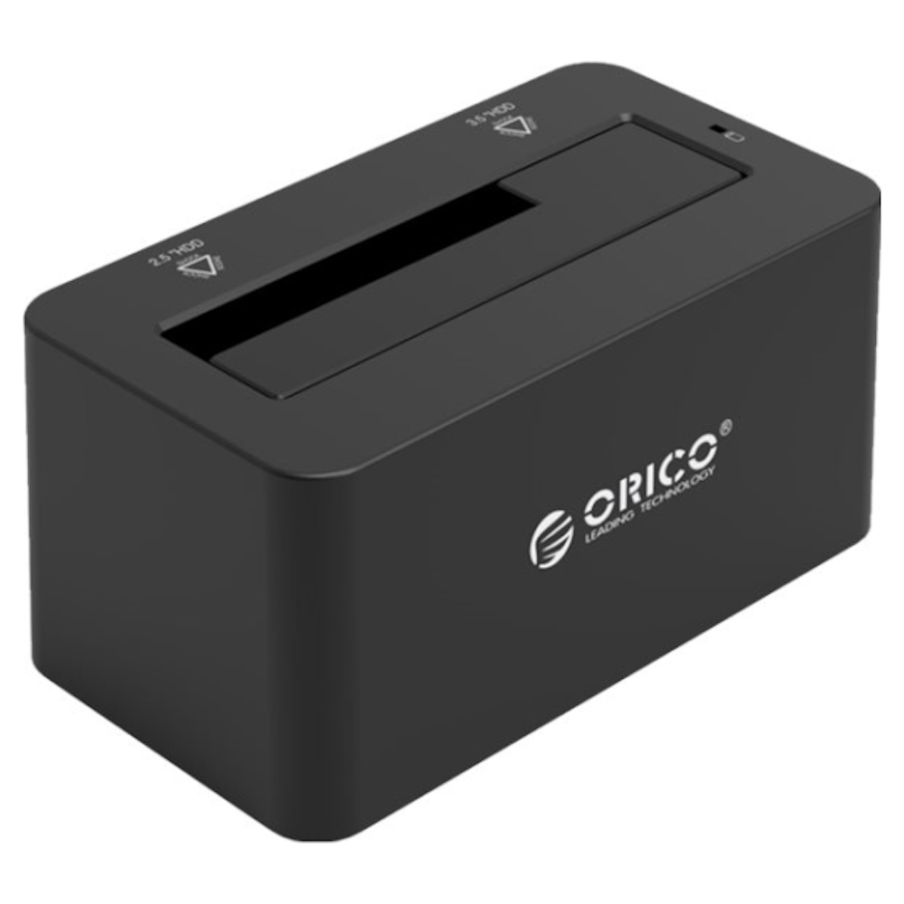 A large main feature product image of ORICO SuperSpeed USB3.0 SATA Hard Drive Docking Station