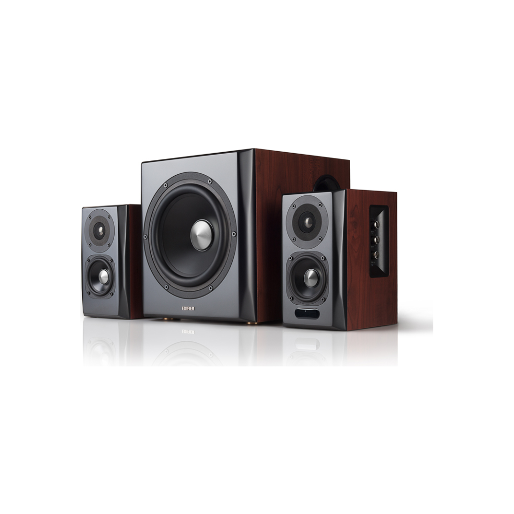 A large main feature product image of Edifier S350DB 2.1 Multimedia Speakers w/ Bluetooth aptX Sound  
