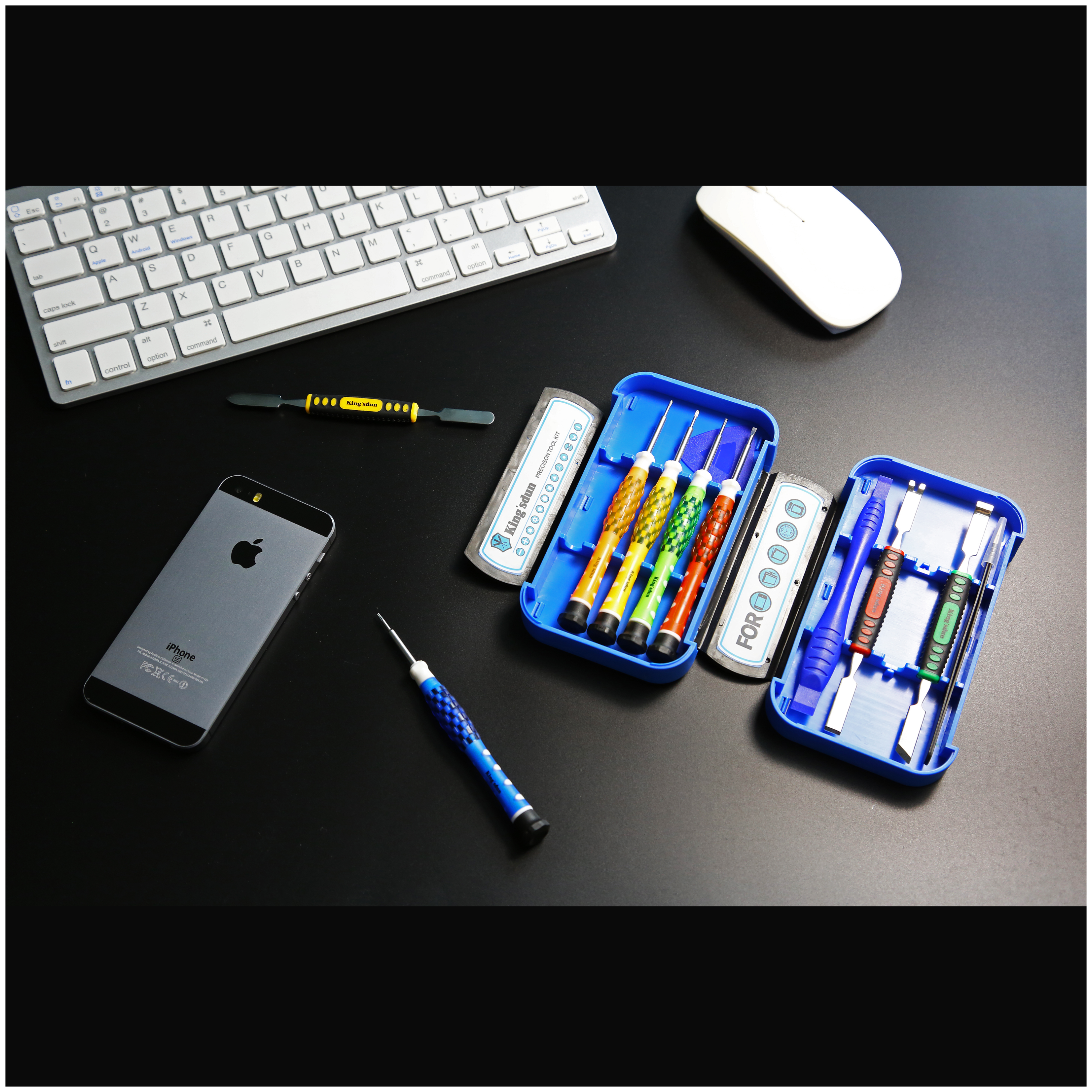 A large main feature product image of King'sdun 10 in 1 Precision Tool Kit