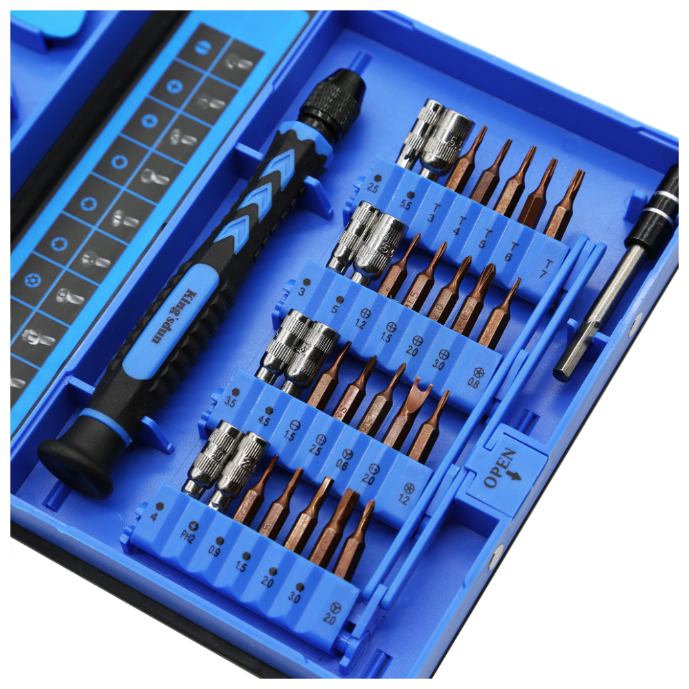 A large main feature product image of King'sdun 38 in 1 S2 Precision Screwdriver Set for Mobile Devices