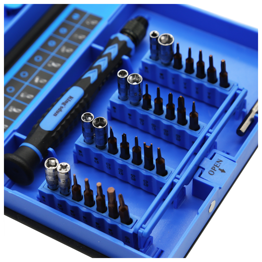 A large main feature product image of King'sdun 38 in 1 S2 Precision Screwdriver Set for Mobile Devices
