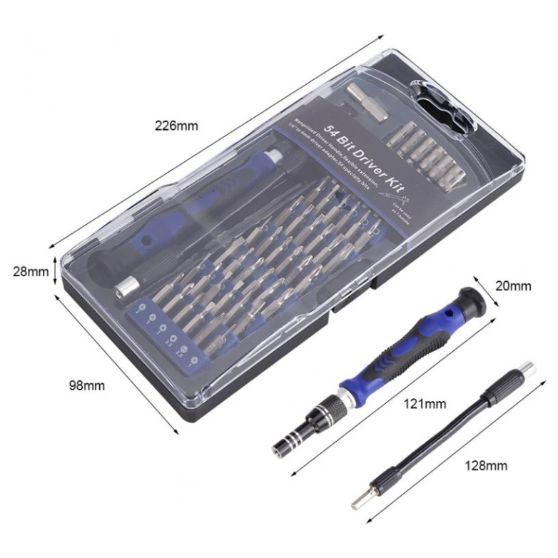 A large main feature product image of King'sdun 58 in 1 Pro Precision Magnetic Screwdriver Set