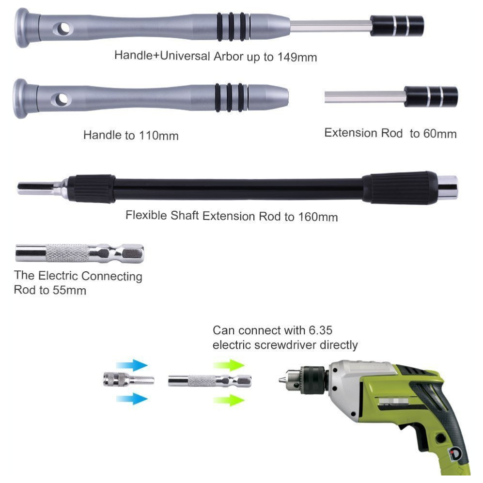 A large main feature product image of King'sdun 60 in 1 Multifunctional Screwdriver Kit